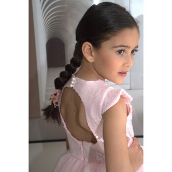 Robe de Cérémonie pour enfants FIONA - Rose (Taille: 120 cm - 4/5 ans) - Nouveauté 2024 9