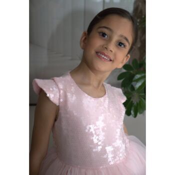 Robe de Cérémonie pour enfants FIONA - Rose (Taille: 120 cm - 4/5 ans) - Nouveauté 2024 10