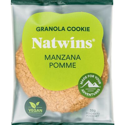 Galleta de granola con manzana Natwins