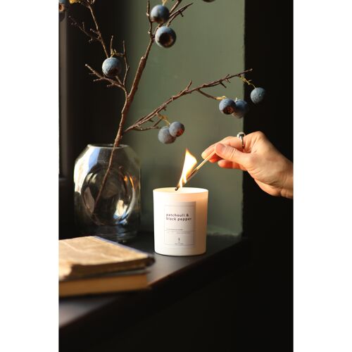 Soy Candle - Patchouli & Black Pepper