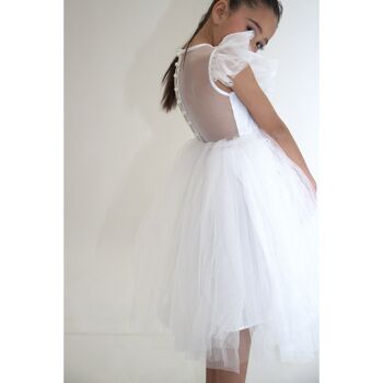Robe de princesse CLARA - Blanche (Taille: 130 cm) - Nouveauté 2024 7