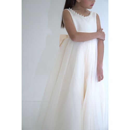 Robe de princesse CARMELINE - Beige (Taille: 120 cm) - Nouveauté 2024