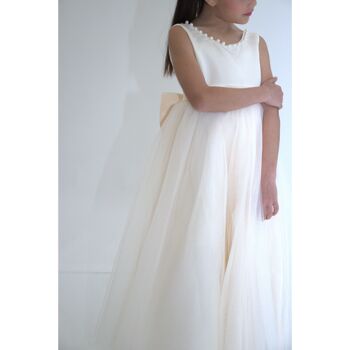 Robe de princesse CARMELINE - Beige (Taille: 120 cm) - Nouveauté 2024 1