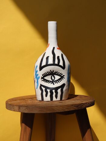 Vase Soliflore Déformé - Symboles Berbères 1