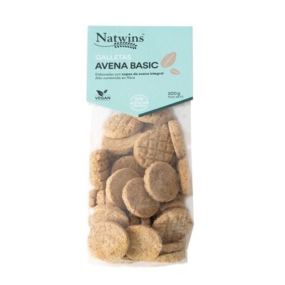 Mini cookies Avena basic Natwins 200 gr.