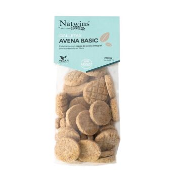 Natwins mini biscuits à l'avoine de base 200 gr.