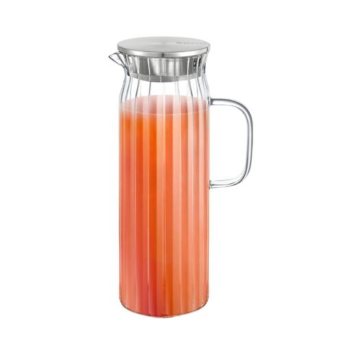 Jug with metal lid for juice drinks 1,5L