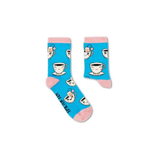 Ladies Bright Time For Tea Socks