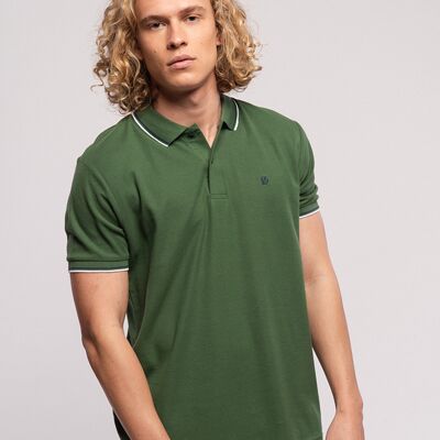 Polo 60%co 40%pe 209553 forest green (size un)