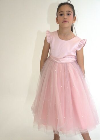 Robe de princesse ALICE - Rose (Taille: 120 cm) - Nouveauté 2024 4