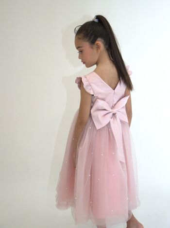 Robe de princesse ALICE - Rose (Taille: 130 cm) - Nouveauté 2024 5
