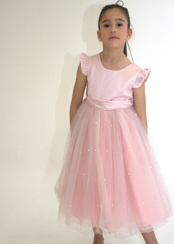 Robe de princesse ALICE - Rose (Taille: 130 cm) - Nouveauté 2024 9