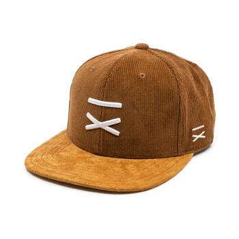 Casquette Snapback Classique HF - Cordon Marron 1