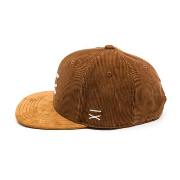 Casquette Snapback Classique HF - Cordon Marron 2