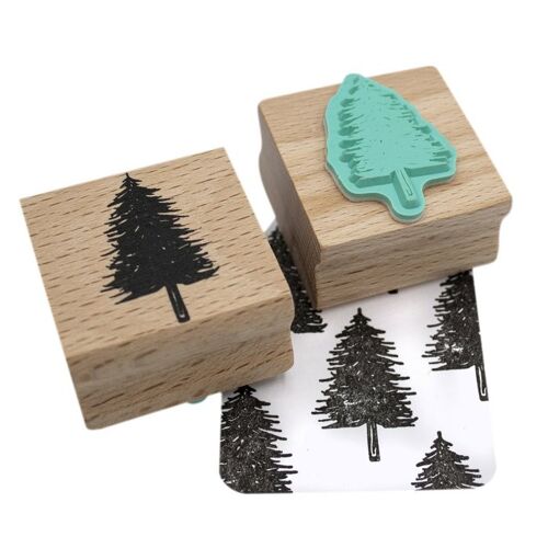 Christmas Pine tree stamp
