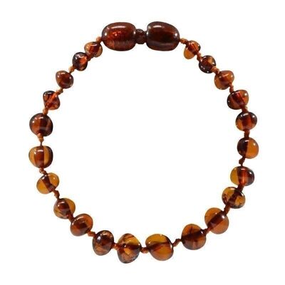 Cognac - Baby amber bracelet