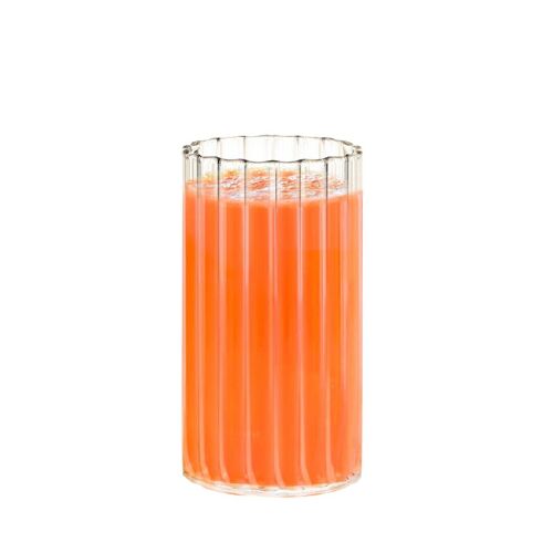 STRIPED FLUTED GLASS 250 ML