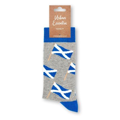 Calcetines unisex con bandera escocesa