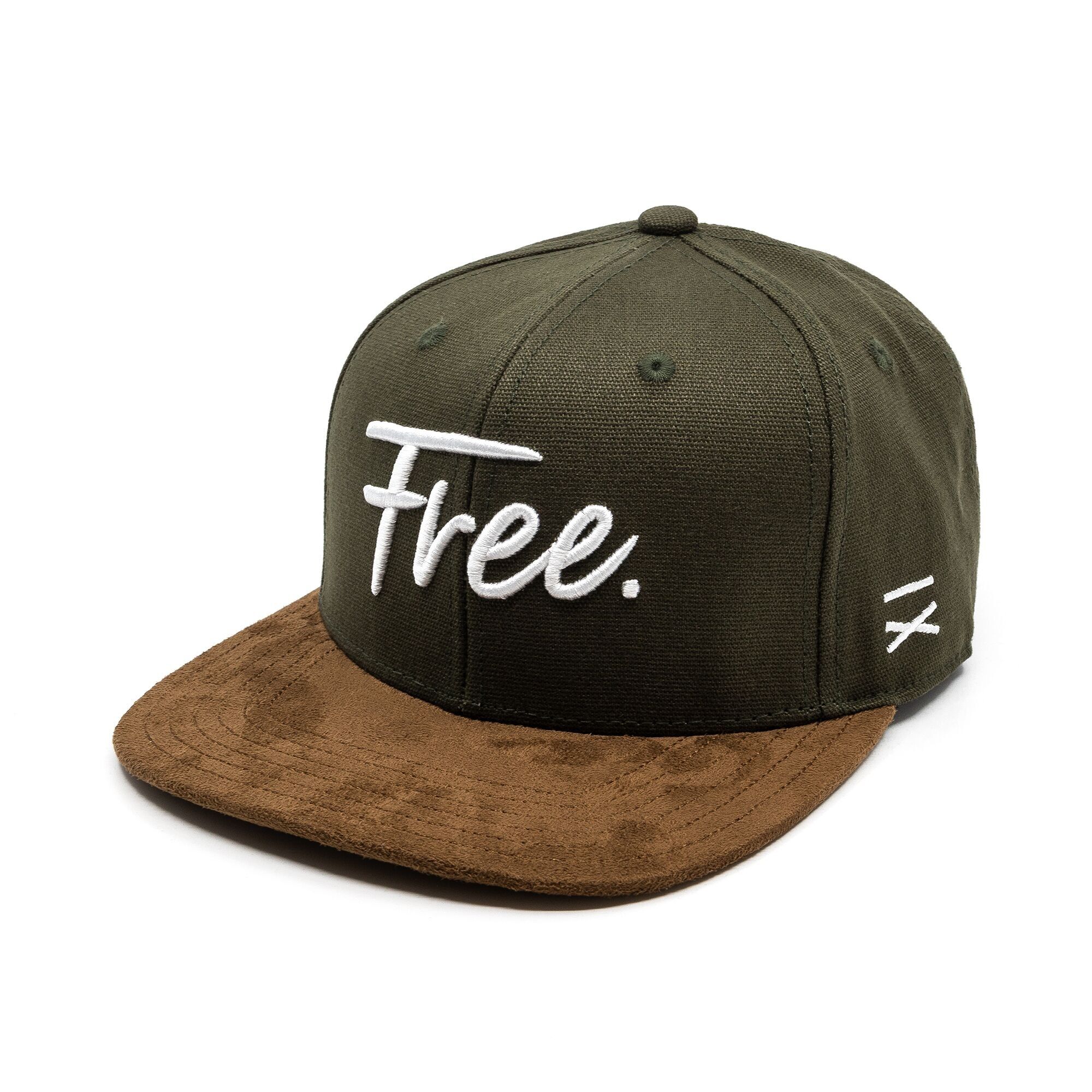 Cappellino Snapback gratuito - Tela verde scuro
