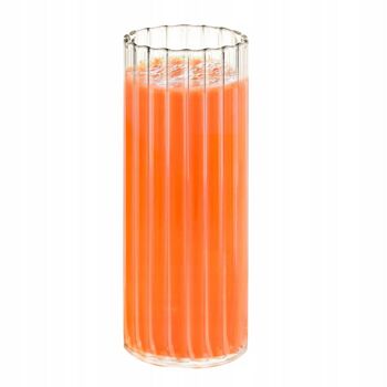 VERRE CANNELÉ RAYÉ 350 ML 1