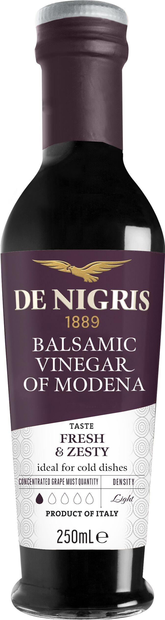 De Nigris balsamic vinegar 250 ml.