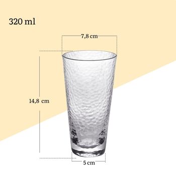 VERRE À BOISSON 320 ML 6