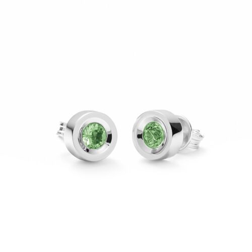 PENDIENTES PLATA Y PERIDOTO NATURAL