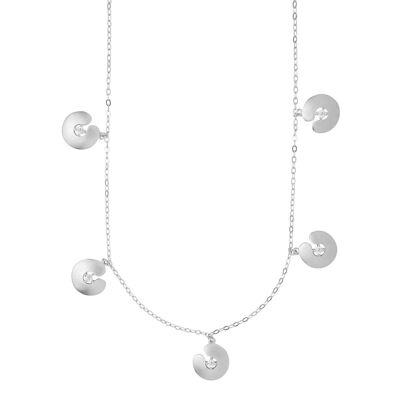 COLLIER LABYRINTHE BLANC