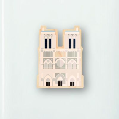 Ausgeschnittener Magnet – Notre Dame