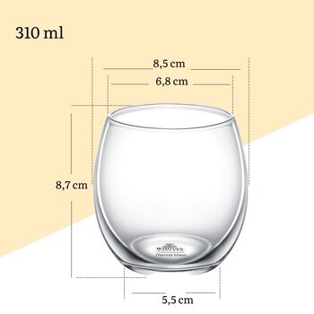 VERRE À BOISSON 310 ML 8