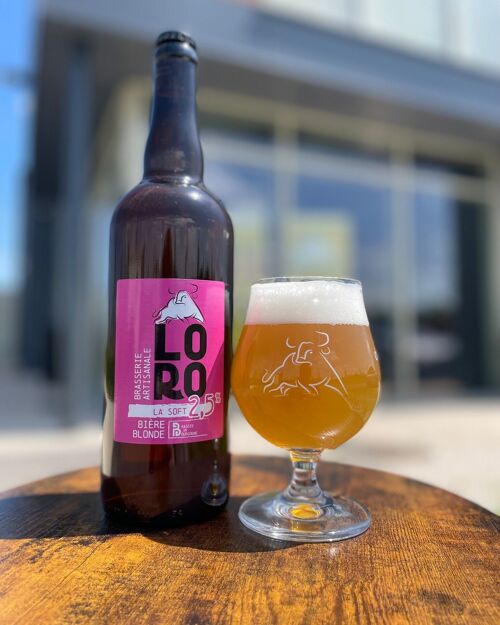 Bière artisanale Blonde légère 12*33cl -LA SOFT- 2.5°