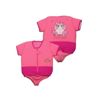 Maillot de bain flottant fille : Licorne 3