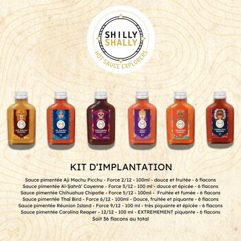 Sauces Piquantes et Gourmandes SHILLY SHALLY - Kit d'implantation 1