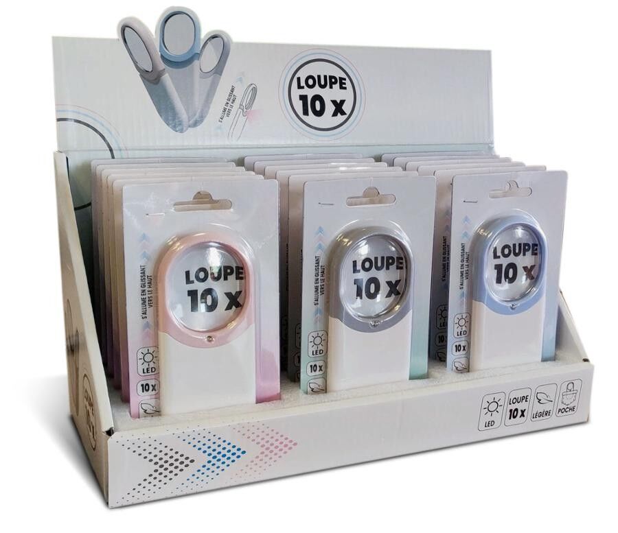 DISPLAY 18 LENTI DA LETTURA A LED EX PREMIUM (3 MODELLI / 6 EX)