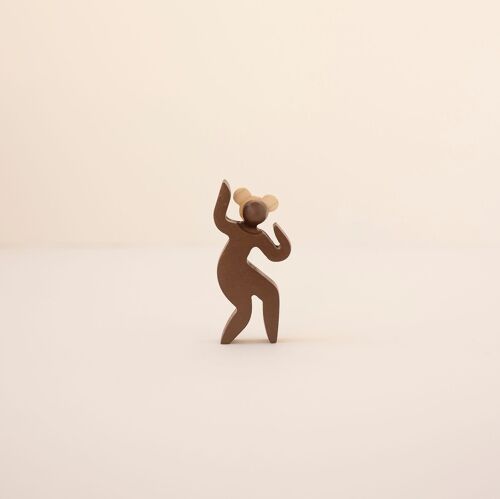 Wooden Doll. Figure & Story About Women. Dance