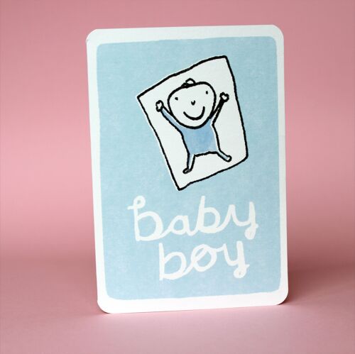 Baby Boy Blue Card