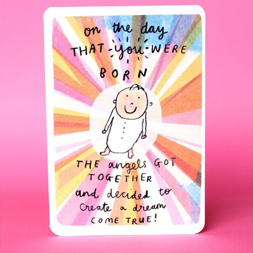 On The Day That You Were Born Baby Card
