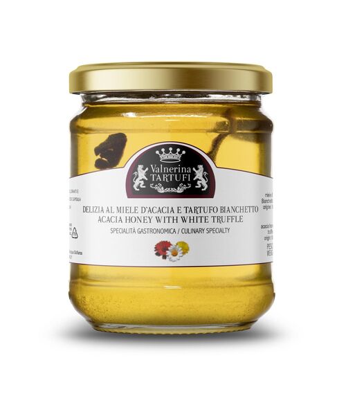 White Truffle Honey - Delizia al miele d'acacia e tartufo bianchetto - Trufa Trüffel Truffe