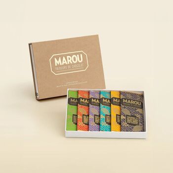 Single Origin Chocolate Mini Bars 24g Gift Box VIETNAM – 6 pieces