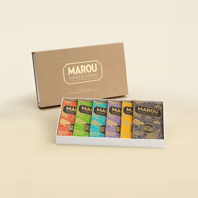 Single Origin Schokoriegel 80g Geschenkbox VIETNAM – 6 Stück