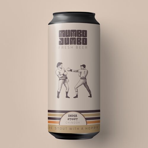 CRAFT BEER CAN 0,44CL INDIA STOUT CHINOOK, 5.8%