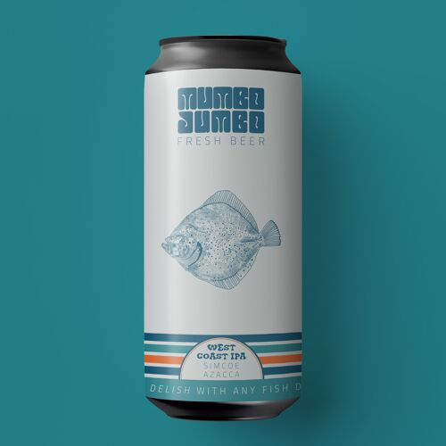 CRAFT BEER CAN 0,44CL WEST COAST IPA SIMCOE AZACCA, 5.8%