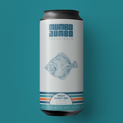 CRAFT BEER CAN 0,44CL WEST COAST IPA SIMCOE AZACCA, 5.8%