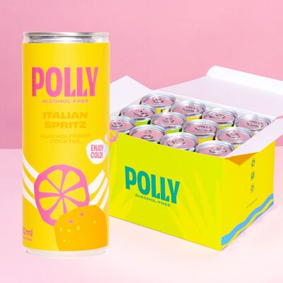 POLLY Italian Spritz alkoholfrei 12x250ml Dose (inkl. 0,25€ Pfand)