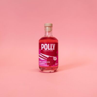 POLLY Pink London Classic (Gin Alternative), senza alcool, bottiglia da 500 ml