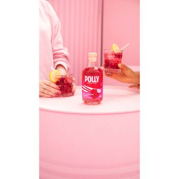 POLLY Pink London Classic (Gin Alternative), sans alcool, bouteille de 500ml 3