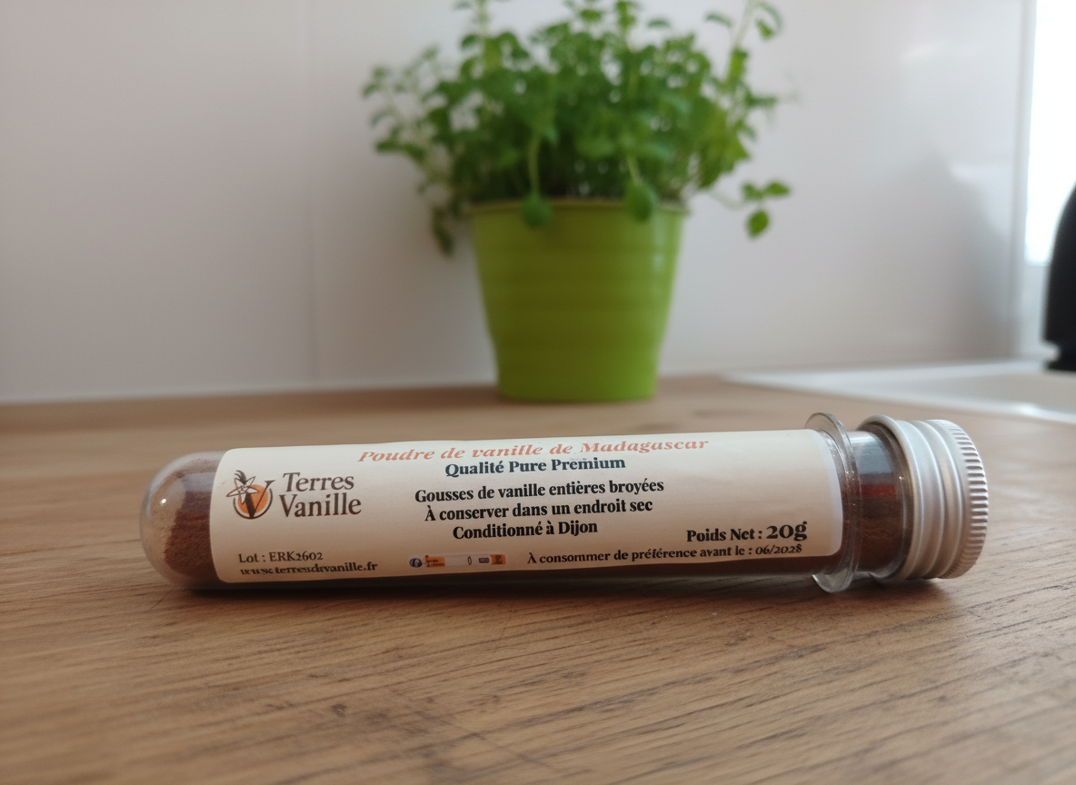 Premium vanilla powder 20g tube