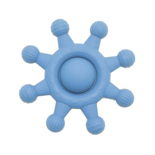 Teether circus dusty blue