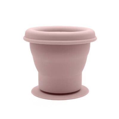 Snackpot in silicone color malva chiaro