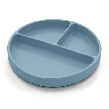 Plaque divisée en silicone pierre bleue 2